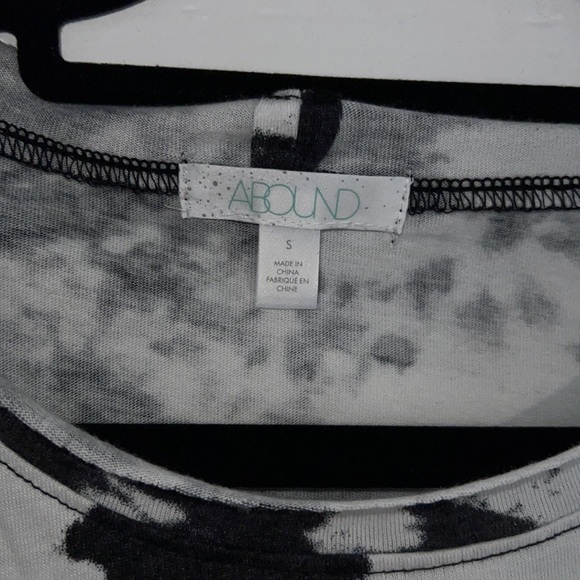 Abound Nordstrom black & white short sleeved cotton dress size small - Picture 7 of 7